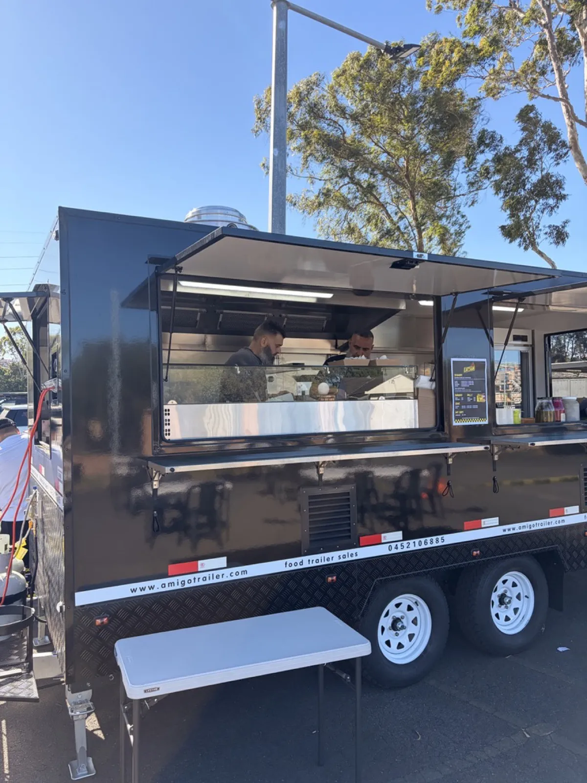 Eatswaa charcoal BBQ food truck in Punchbowl Sydney