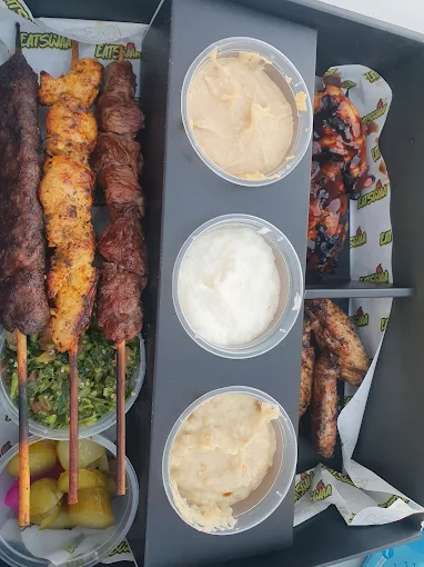 The Ultimate Pack - mixed skewers wings ribs and dips at Eatswaa BBQ Sydney